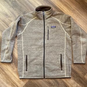 Patagonia Better Sweater Full Zip Oat Khaki Men’s Medium Fleece Jacket